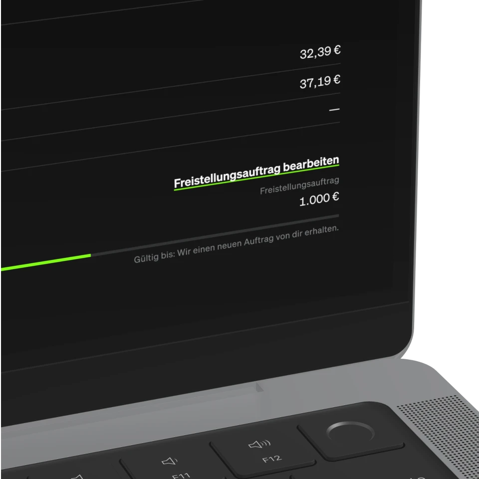 Screenshot of SMARTBROKER+ feature